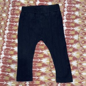Kate quinn black ribbed leggings